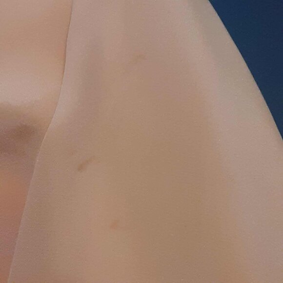 Cache Vintage Women's Skirt Suit Size 4/6 Peach 100% Silk Beaded *READ* - Picture 14 of 15